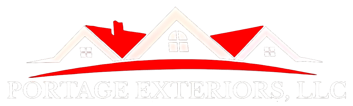 portage exteriors transparent logo